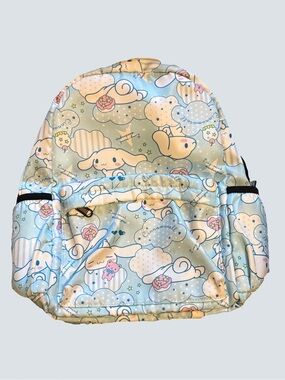 Kids Backpack - Cinnamoroll light blue and white 13 inch tall